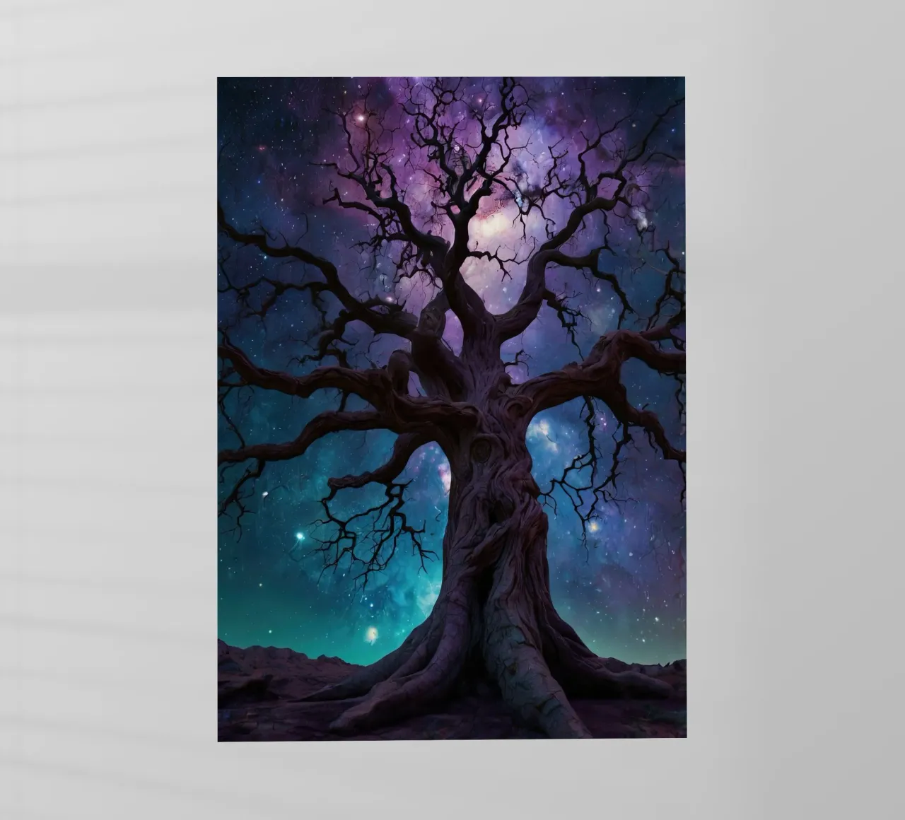 Albero notturno pellicola backlit da Delaney Okuneva