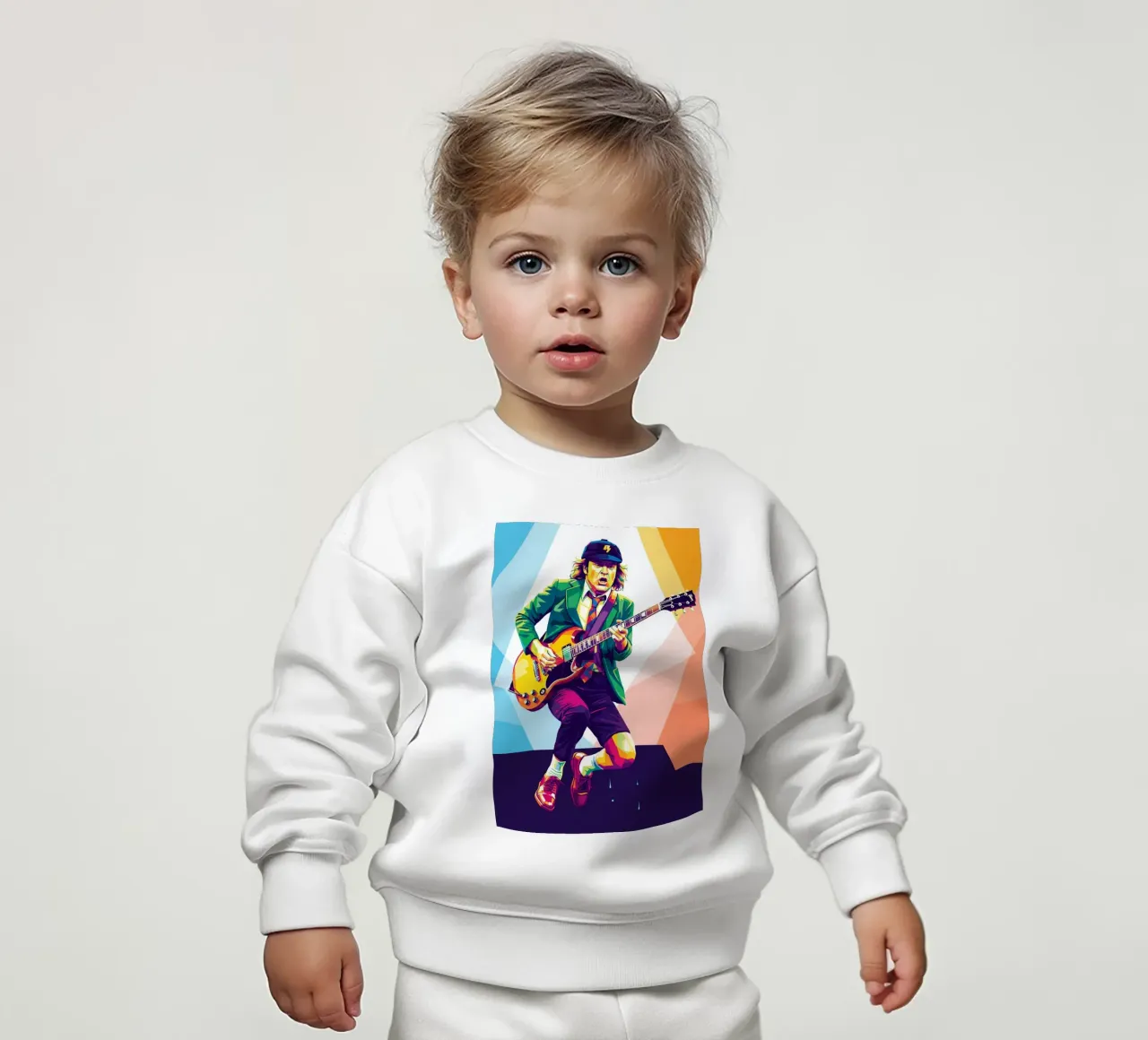 Angus Young ACDC #3 felpa neonato da Hantamrata