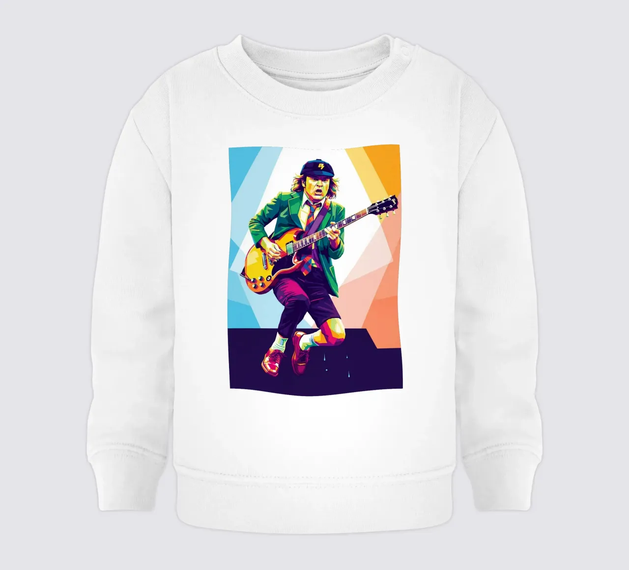 Angus Young ACDC #3 felpa neonato da Hantamrata