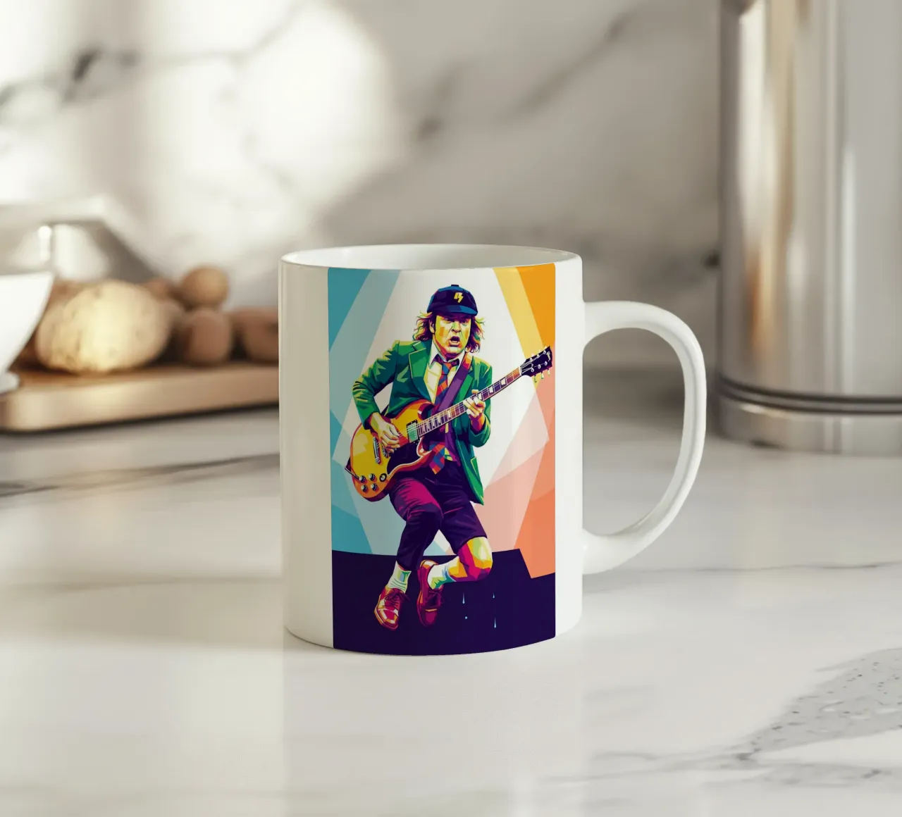 Angus Young ACDC #3 tazza in ceramica da Hantamrata