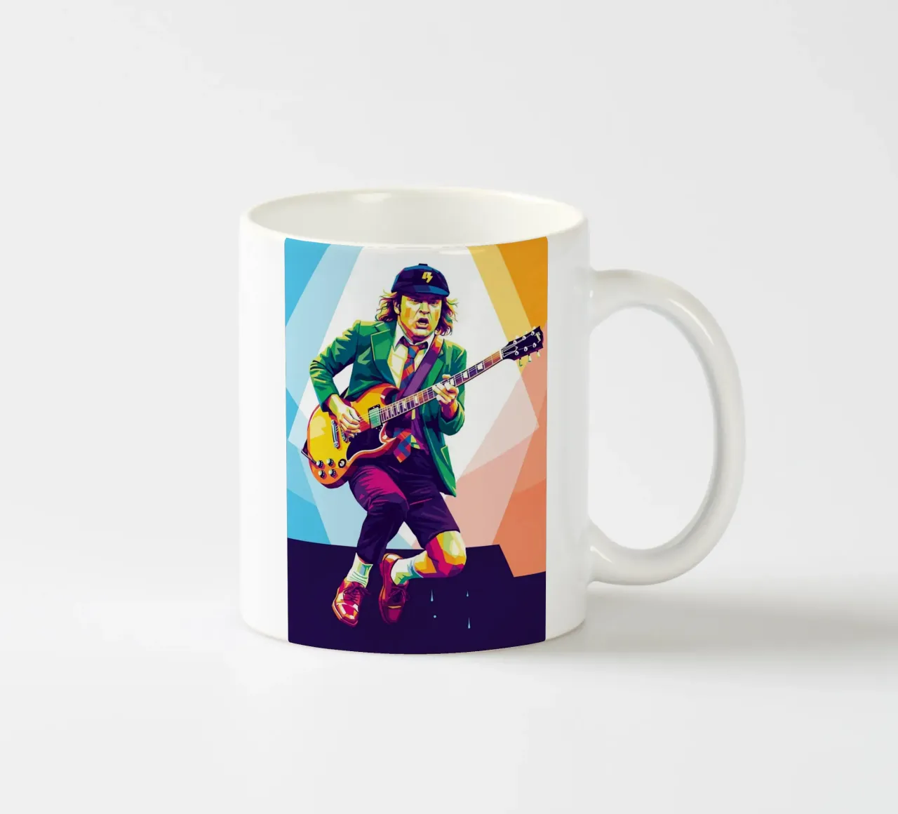 Angus Young ACDC #3 tazza in ceramica da Hantamrata