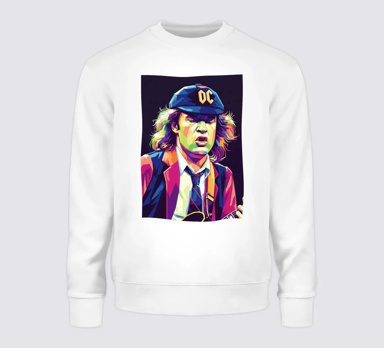 Angus Young ACDC #4 felpa da Hantamrata