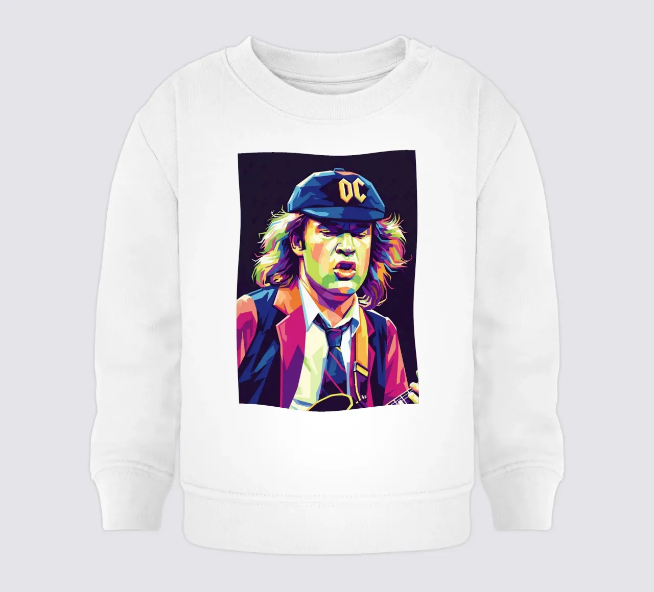 Angus Young ACDC #4 felpa neonato da Hantamrata