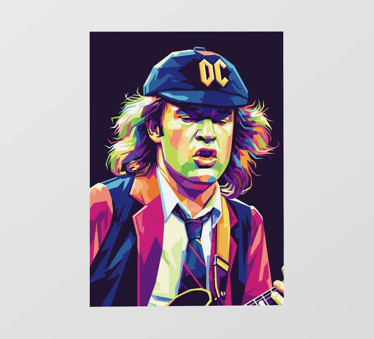 Angus Young ACDC #4 telo in pvc da Hantamrata