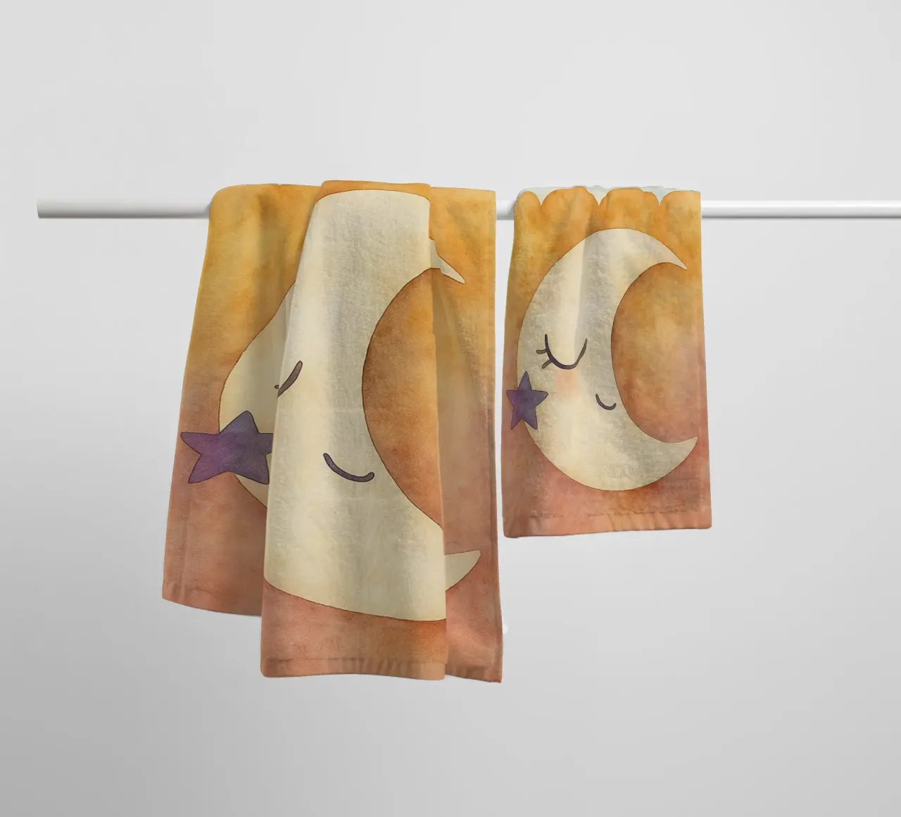 mis for moon drawing towel by muhidines