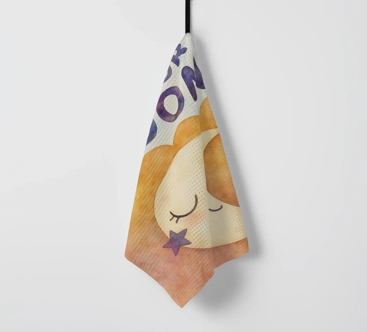 mis pour le dessin de la lune torchon de muhidines
