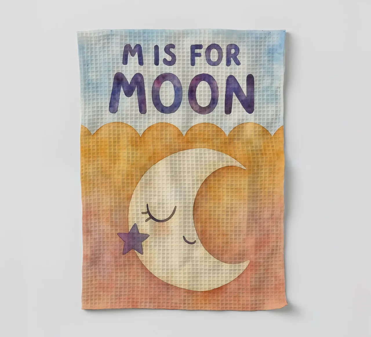 mis pour le dessin de la lune torchon de muhidines