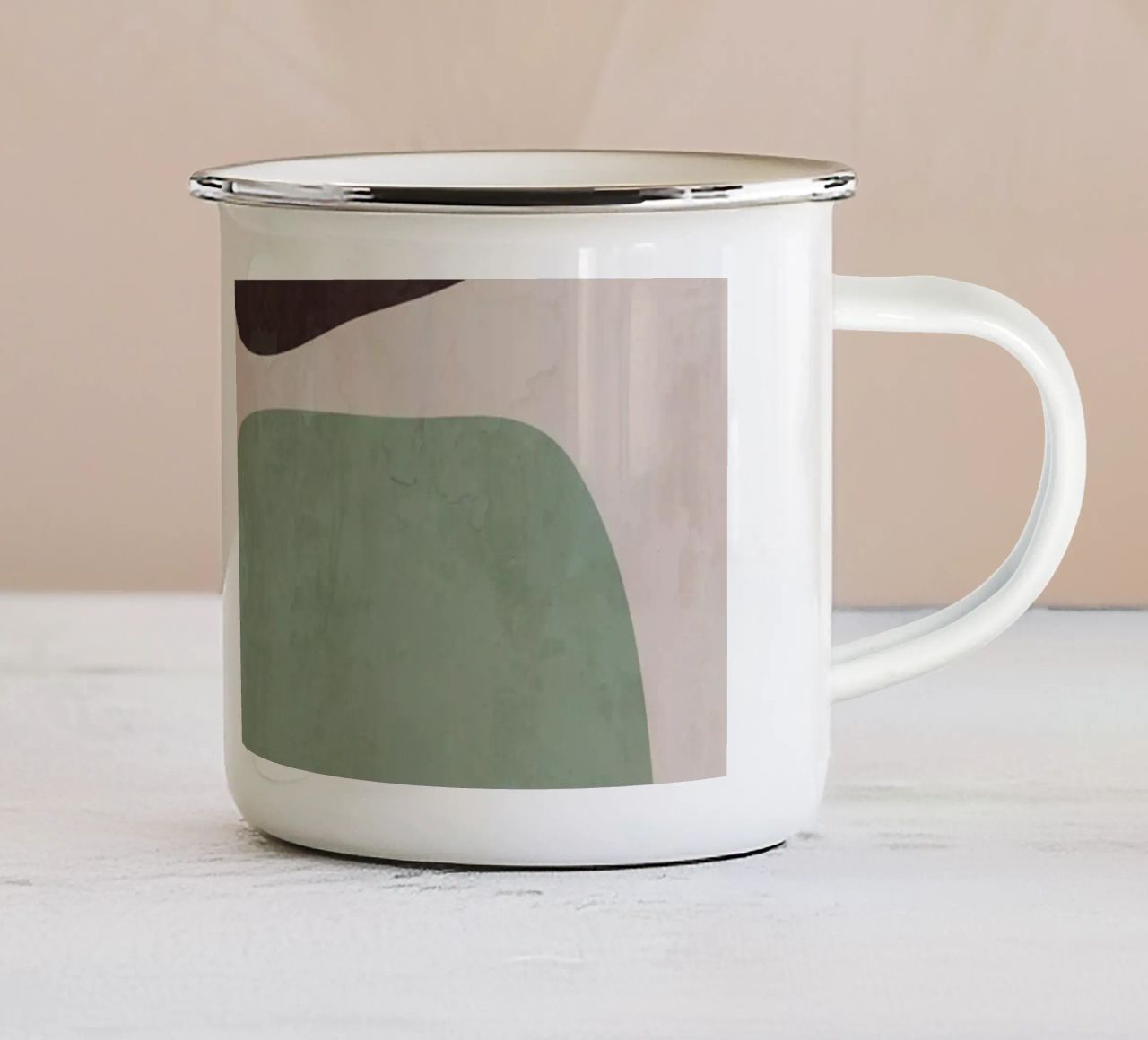Forme astratte 12 tazza in smalto da ThingDesign