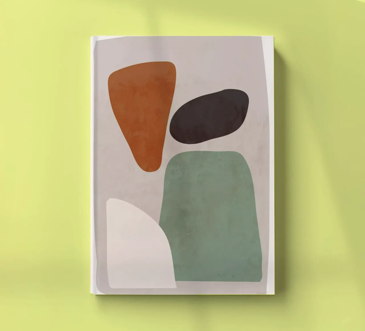 Abstract Shapes 12 notebook by ThingDesign