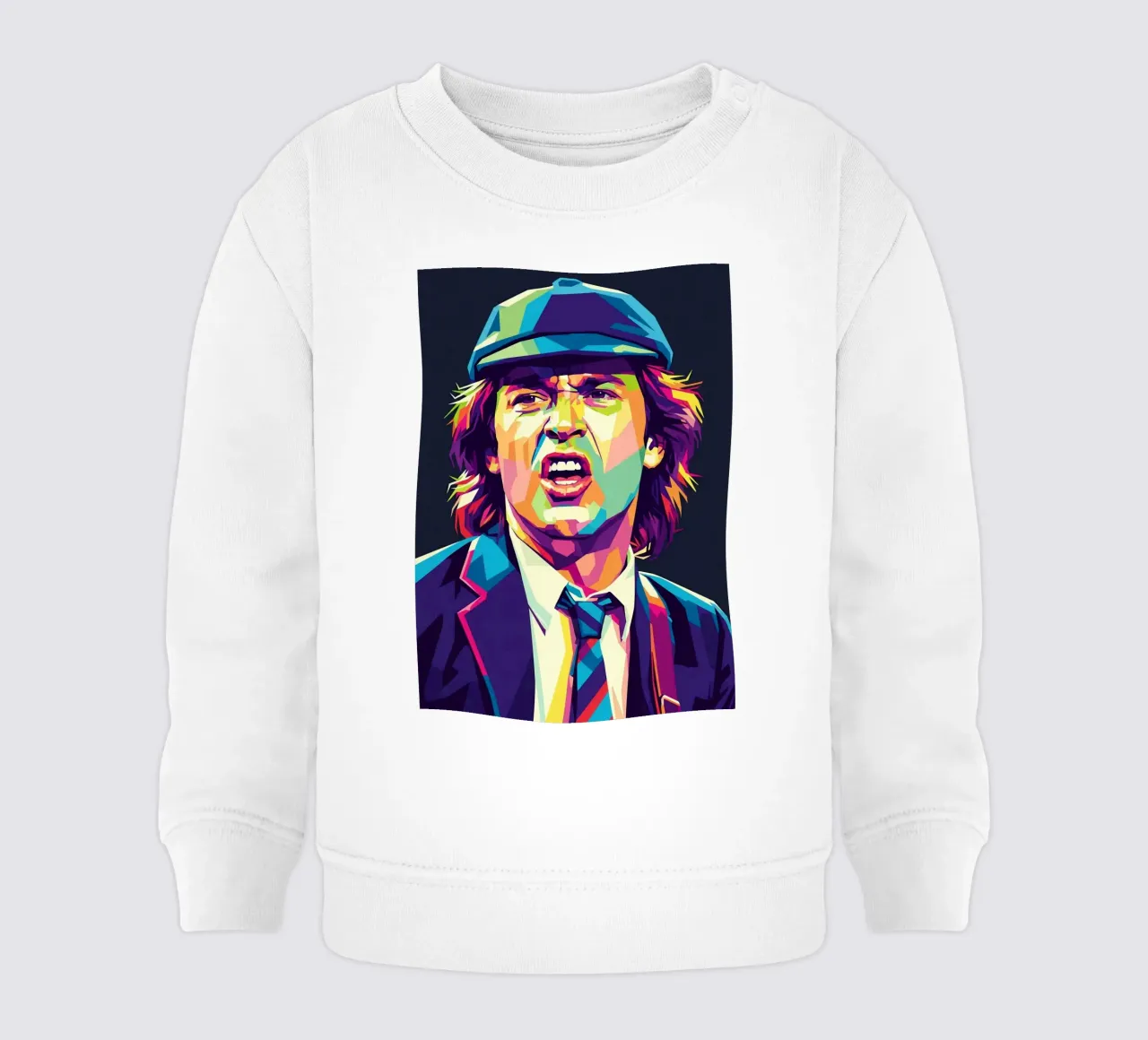 Angus Young ACDC #5 felpa neonato da Hantamrata