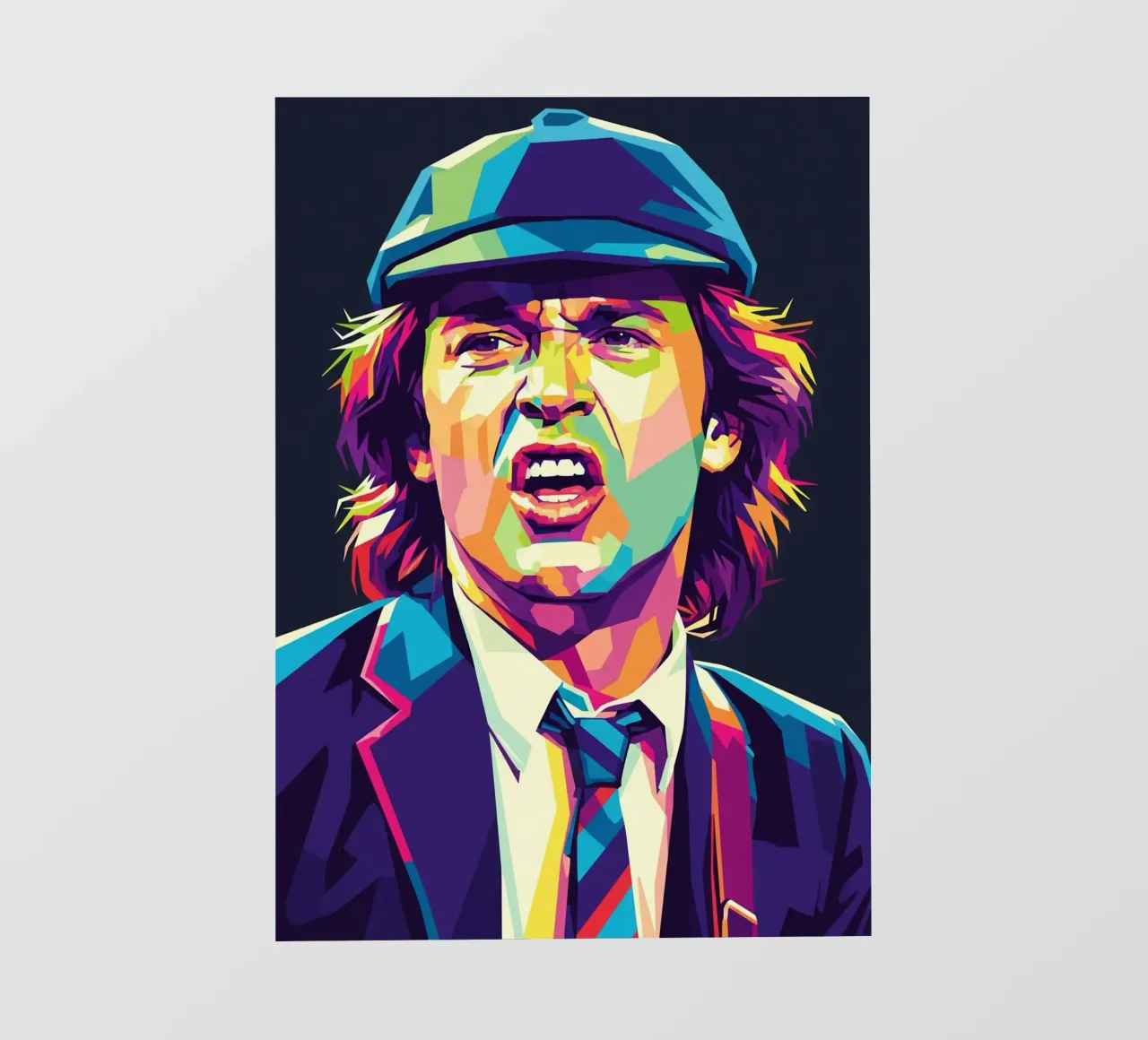 Angus Young ACDC #5 pellicola backlit da Hantamrata