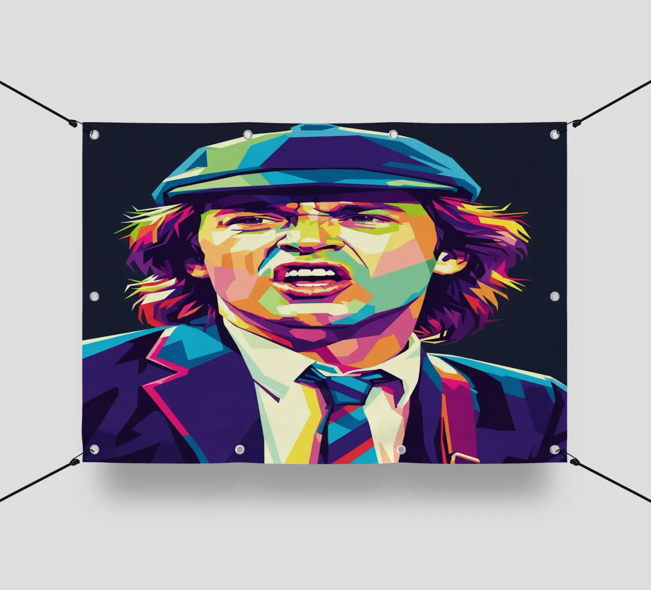 Angus Young ACDC #5 telo in pvc da Hantamrata