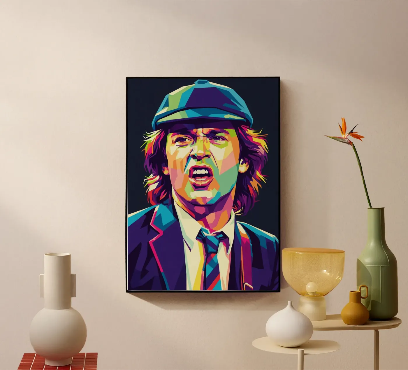Angus Young ACDC #5 plexiglass da Hantamrata