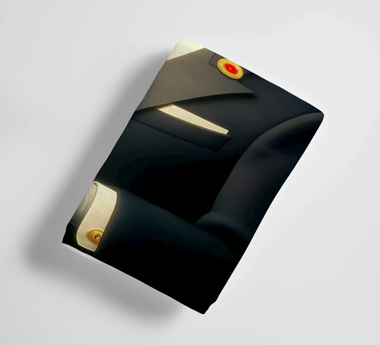 Fancy Tuxedo Rooster towel by Fleur de Lys