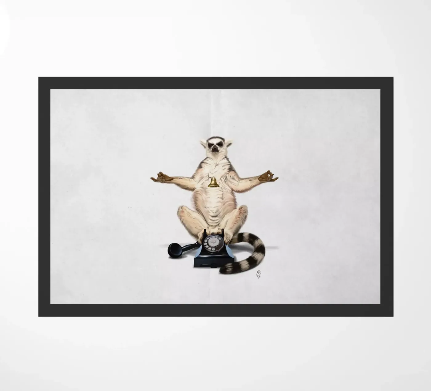 Ring (Wordless) deurmat van Rob Art | Illustration