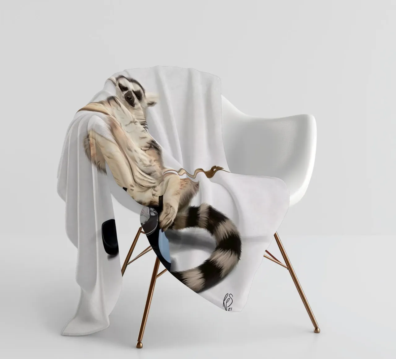 Ring (Wordless) coperta in pile da Rob Art | Illustration