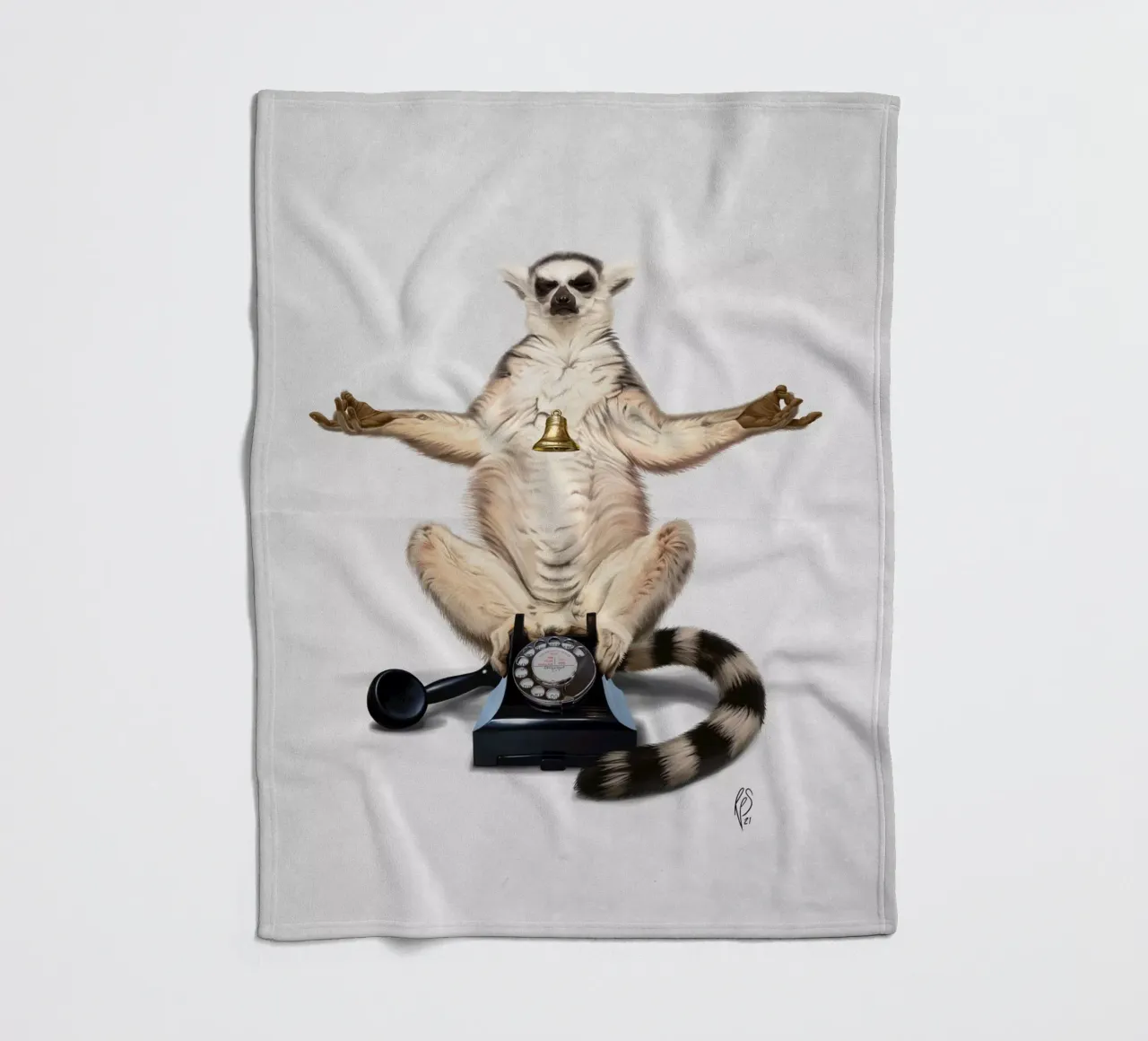 Ring (Wordless) coperta in pile da Rob Art | Illustration