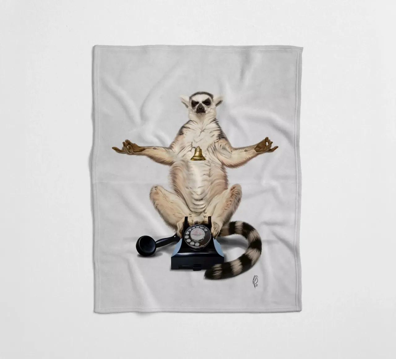 Ring (Wordless) coperta in pile da Rob Art | Illustration