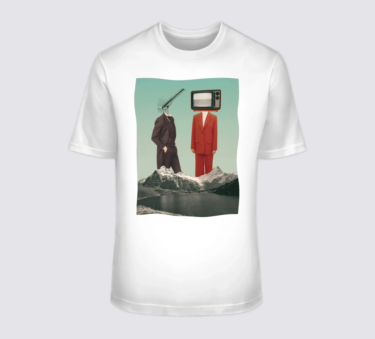 Segnale perso - Collage surreale d'epoca t-shirt da Dapidoka