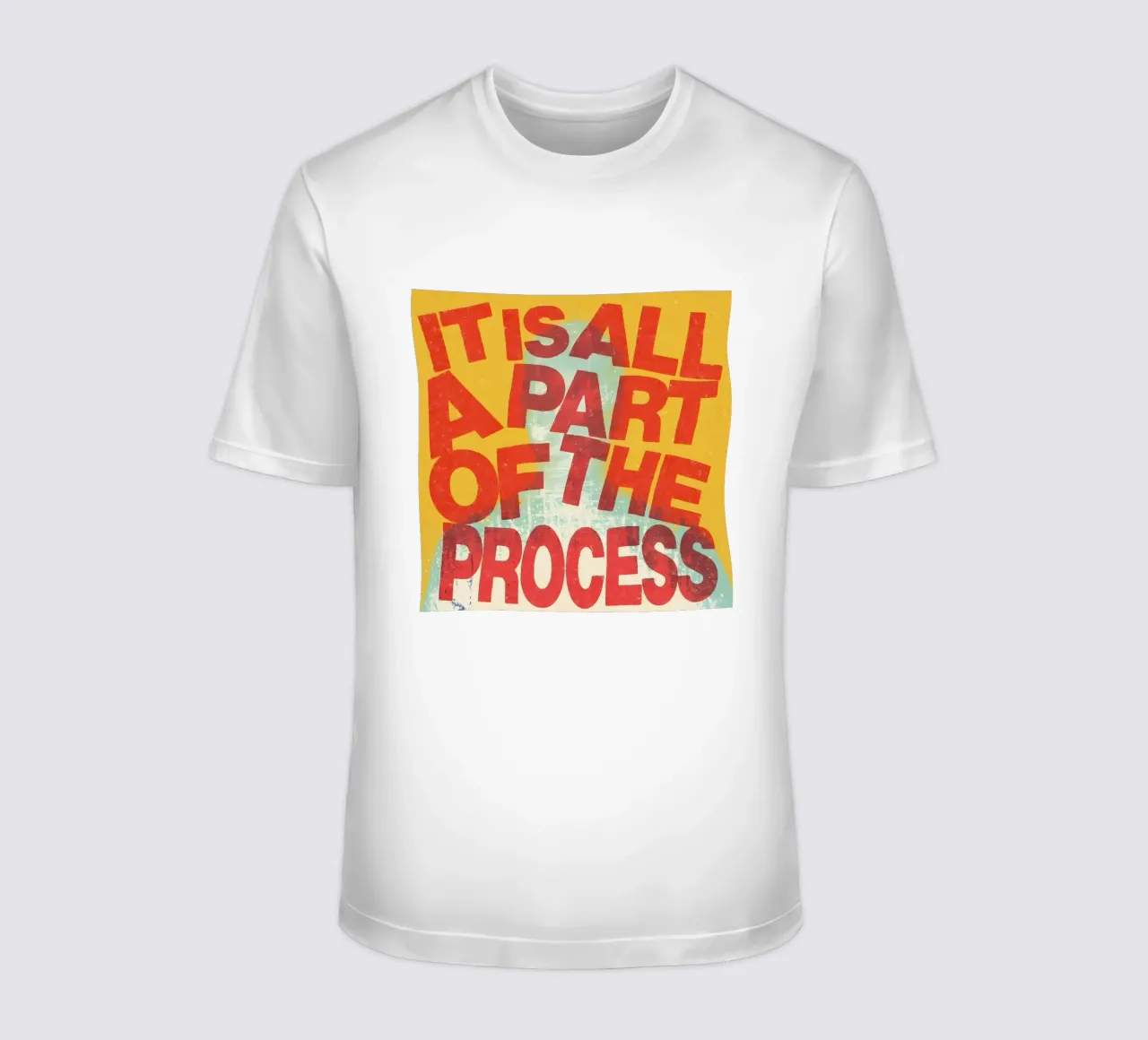 ALL A PART OF THE PROCESS t-shirt da Type & Tape