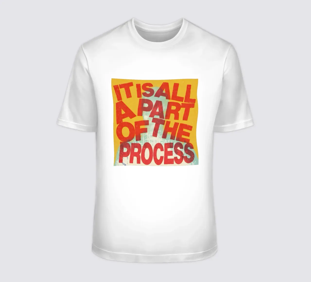 ALL A PART OF THE PROCESS t-shirt da Type & Tape
