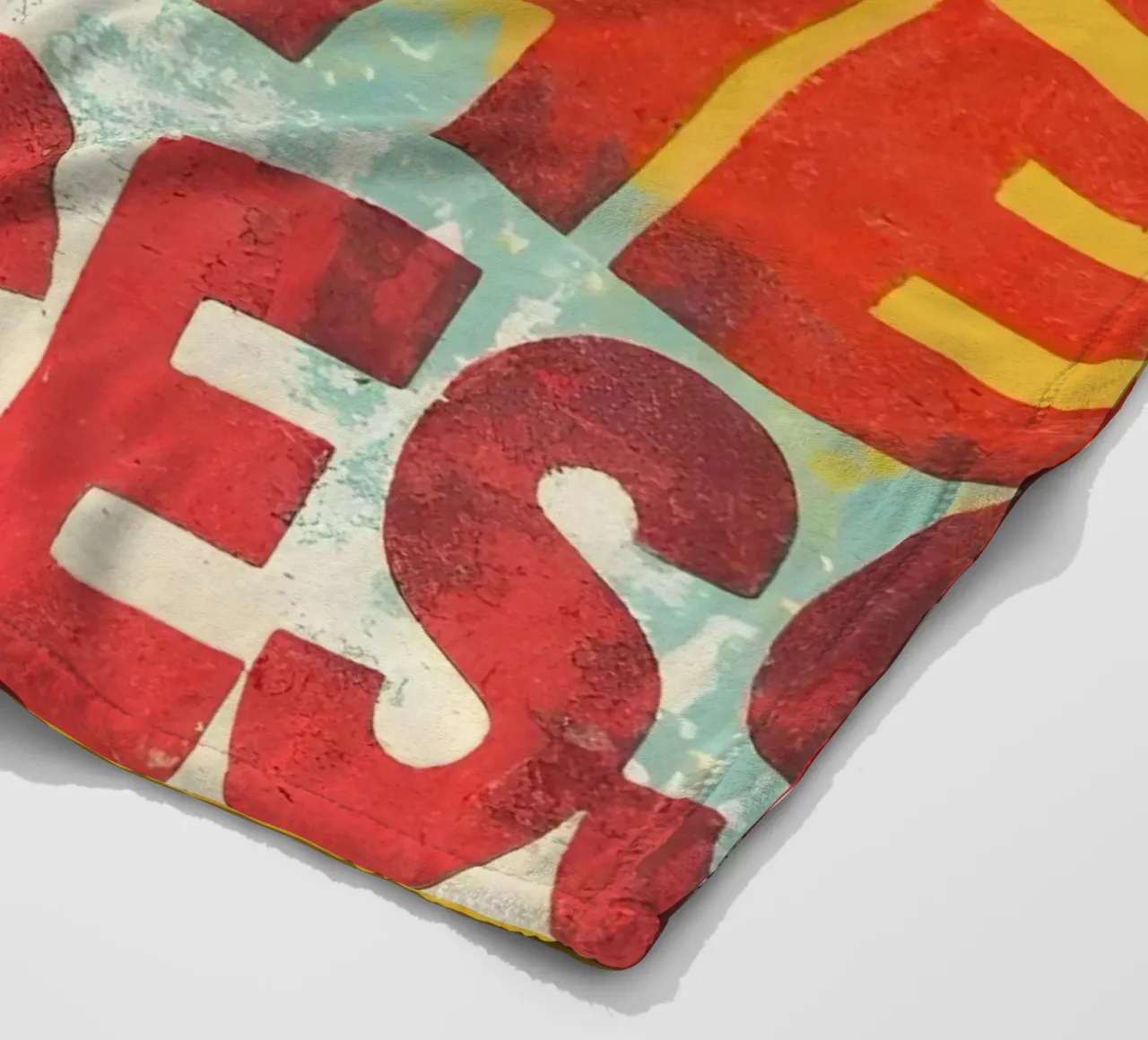 ALL A PART OF THE PROCESS Fleecedecke von Type & Tape