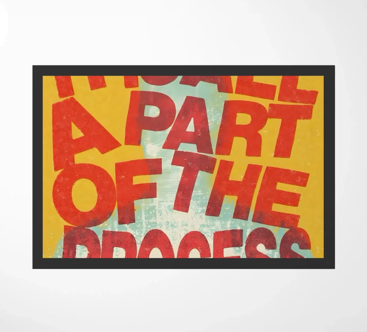 ALL A PART OF THE PROCESS zerbino da Type & Tape