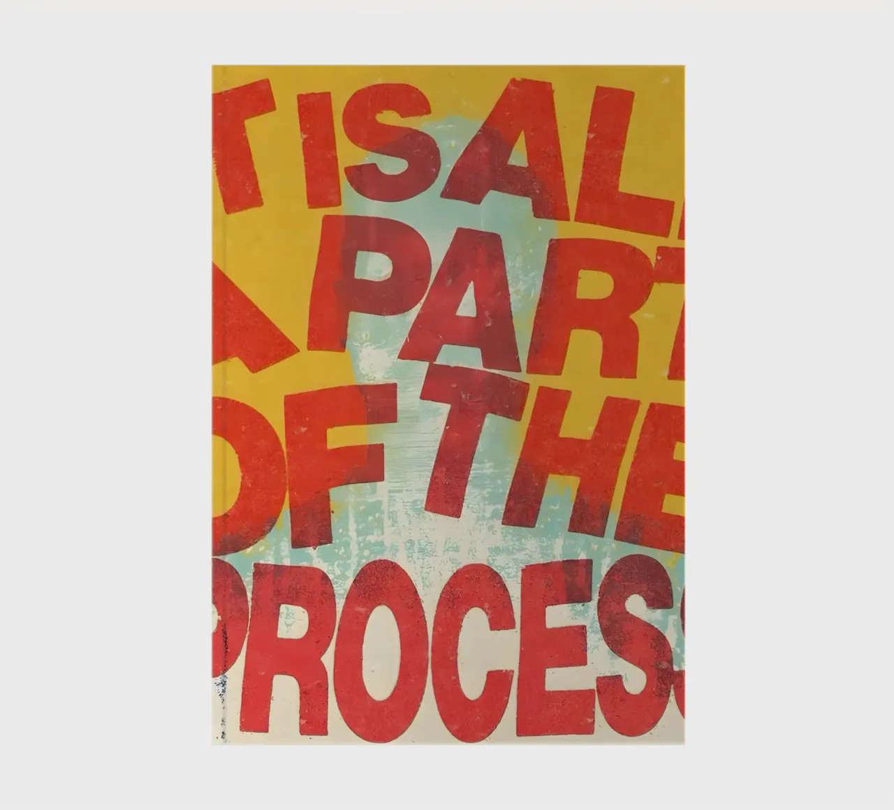 ALL A PART OF THE PROCESS diario da Type & Tape