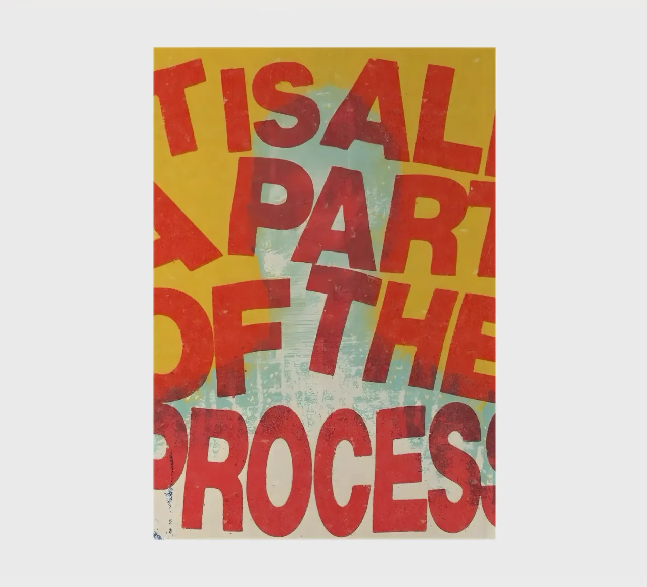 ALL A PART OF THE PROCESS diario da Type & Tape