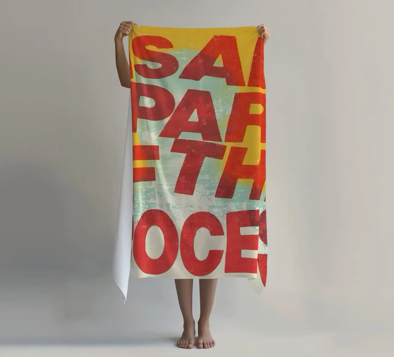 ALL A PART OF THE PROCESS telo mare da Type & Tape