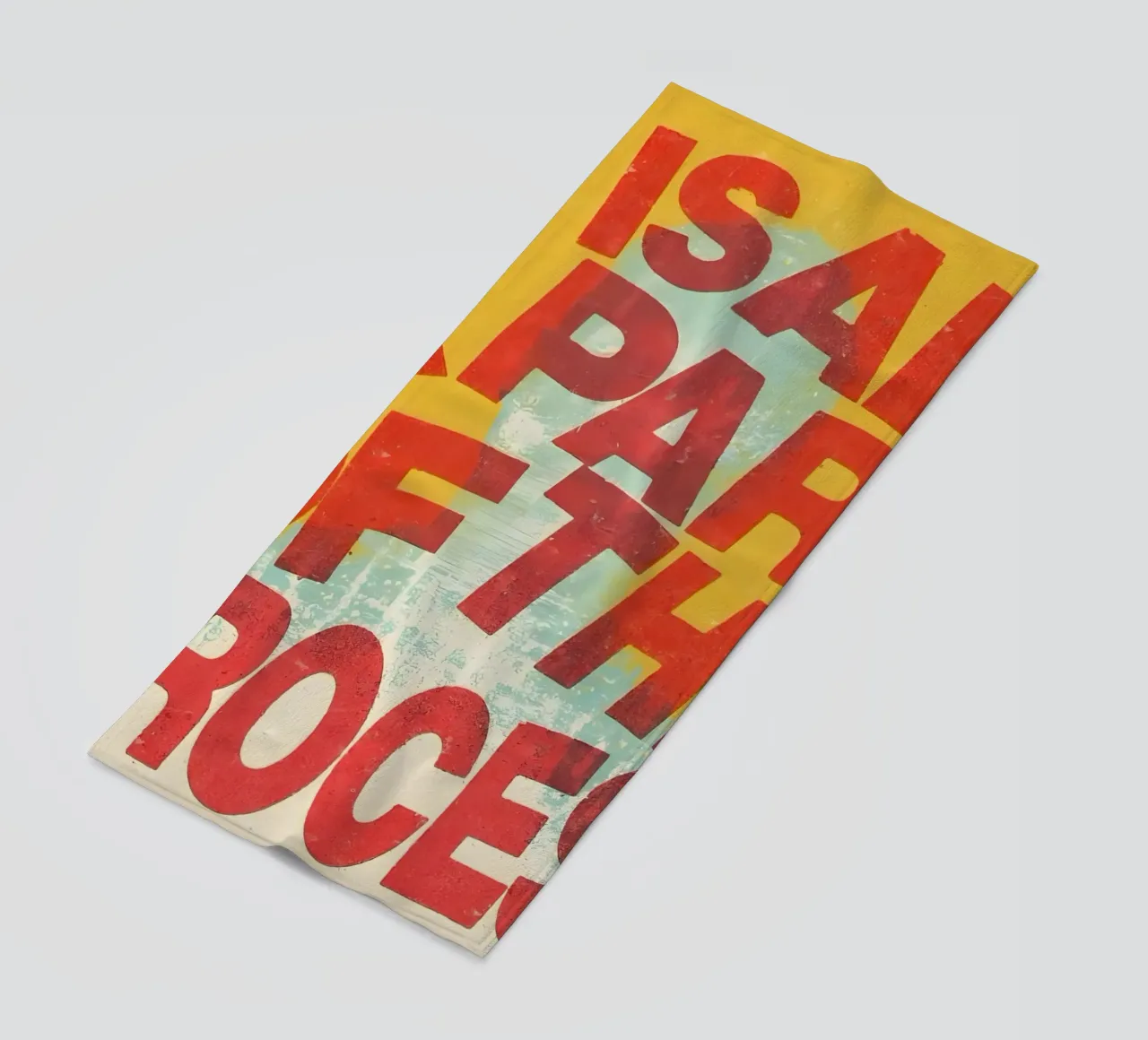 ALL A PART OF THE PROCESS telo mare da Type & Tape