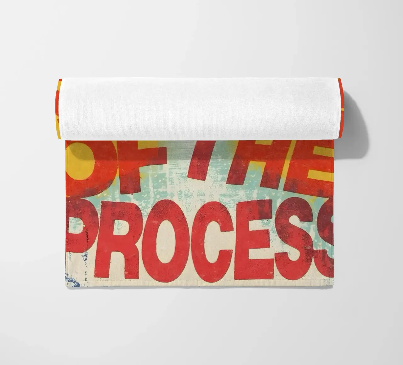 ALL A PART OF THE PROCESS telo mare da Type & Tape