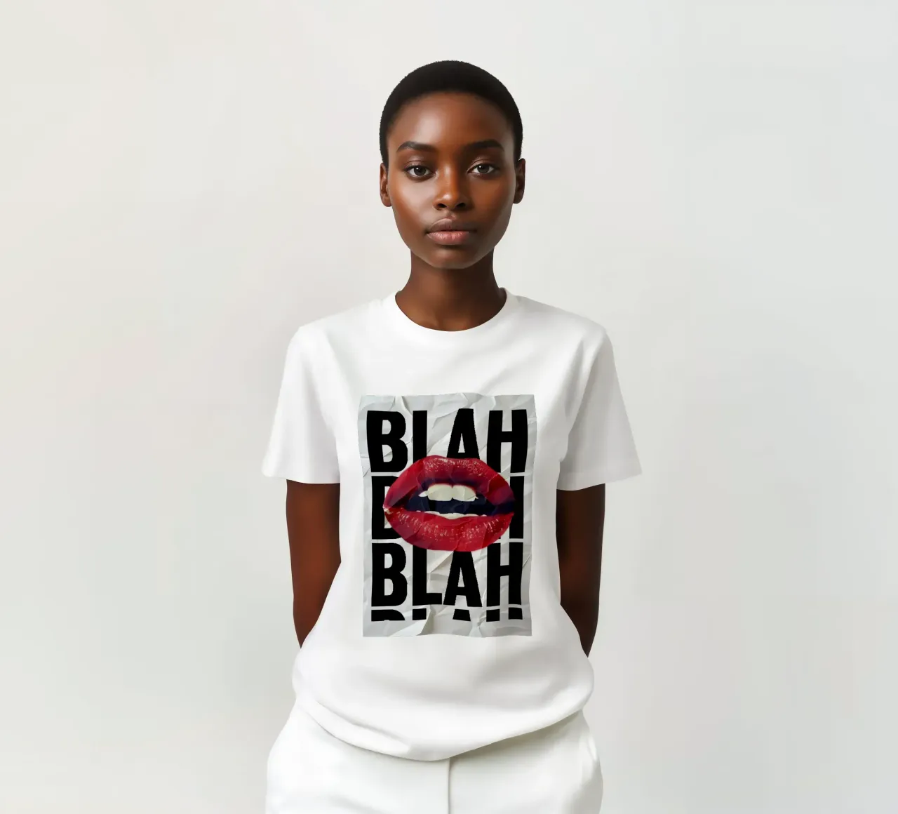 BLAH t-shirt da Type & Tape