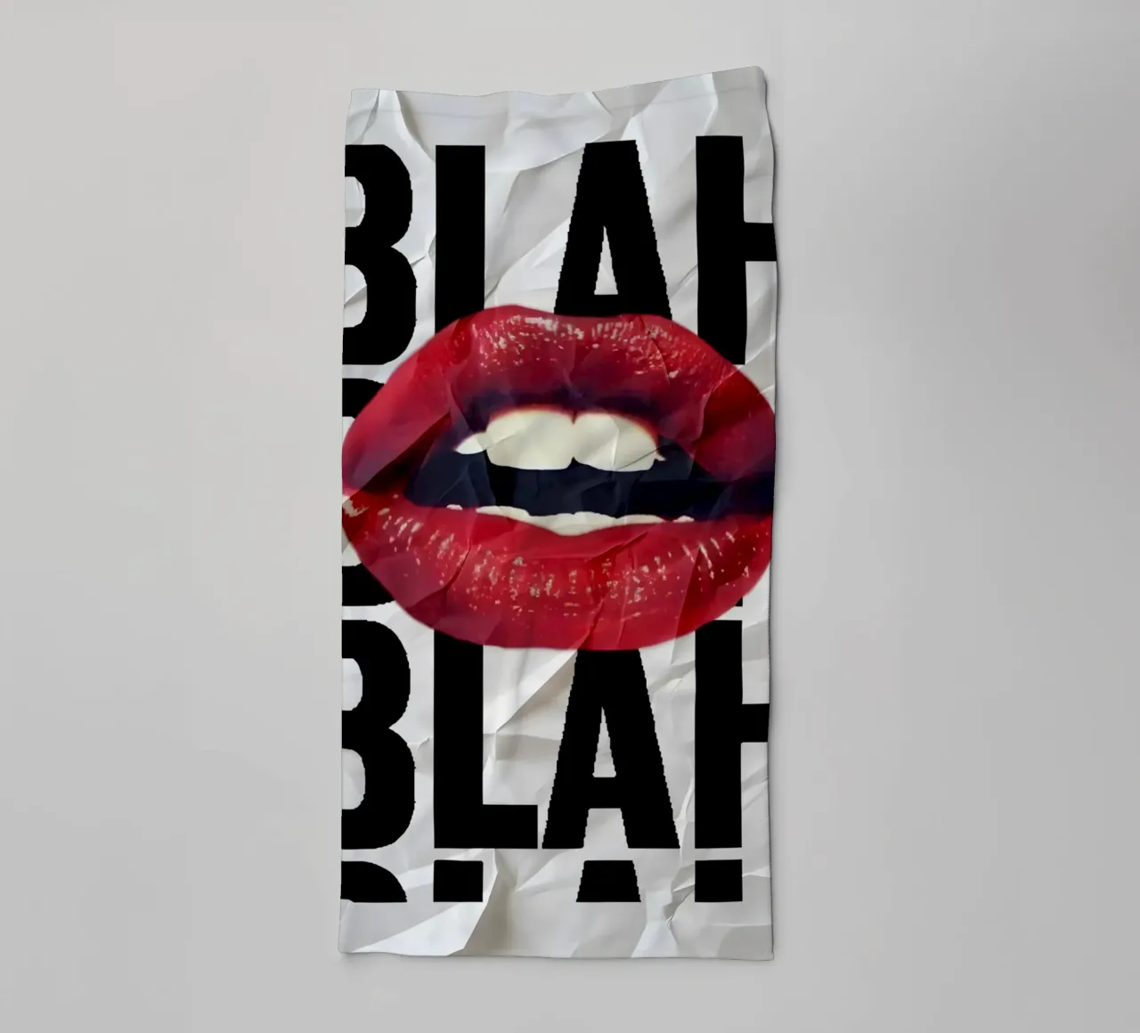 BLAH asciugamano da bagno da Type & Tape