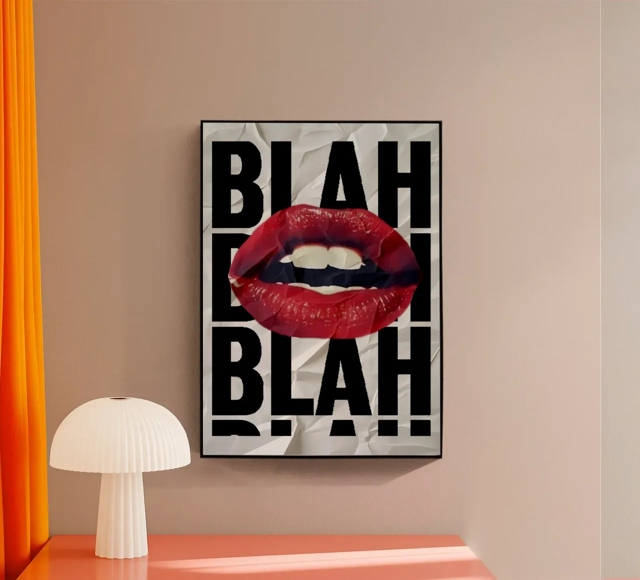 BLAH plexiglass da Type & Tape