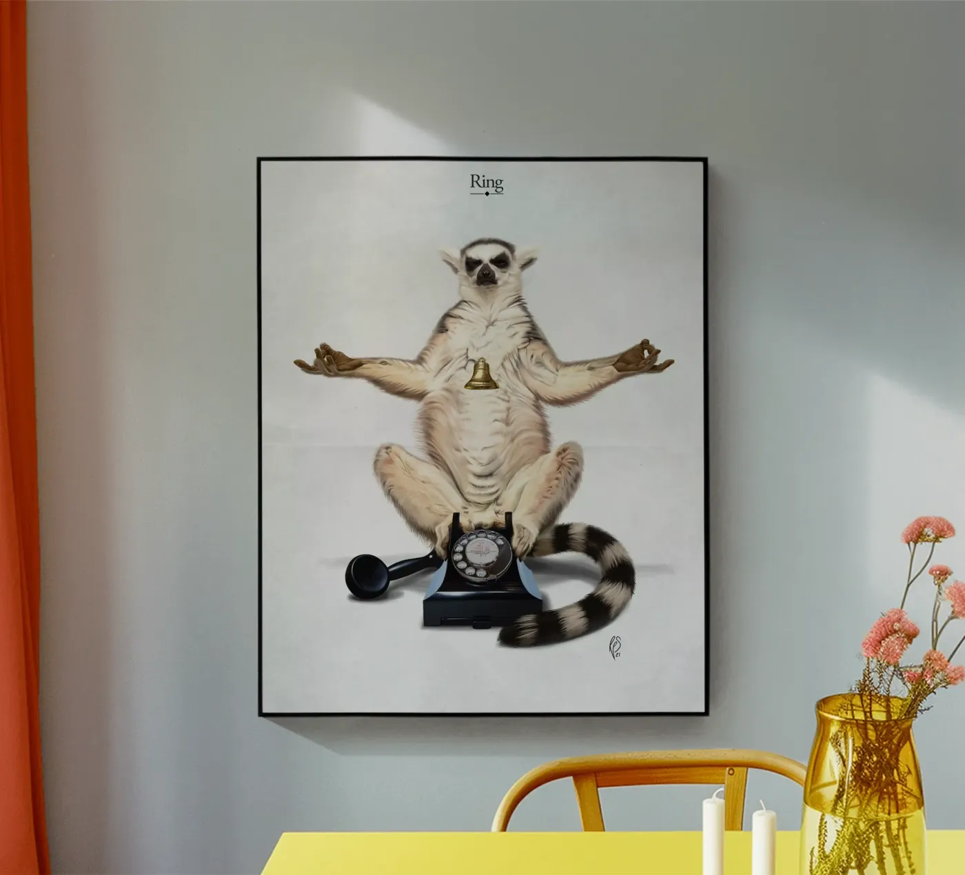 Ring (Titled) plexiglass da Rob Art | Illustration