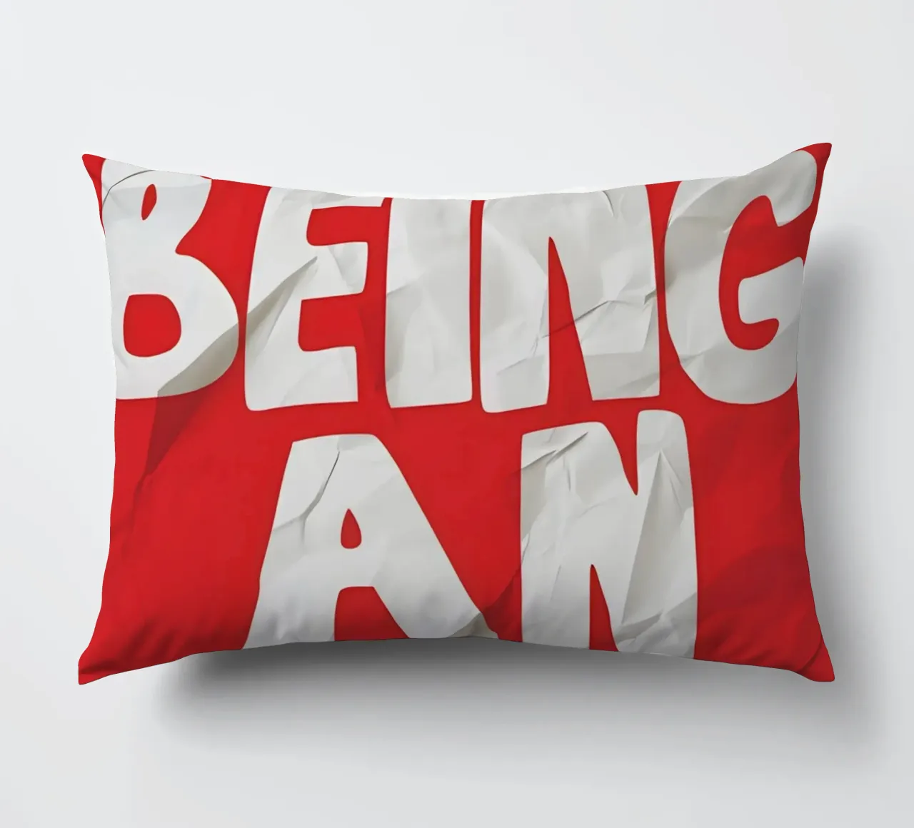 STOP BEING AN IDIOT cuscino da Type & Tape