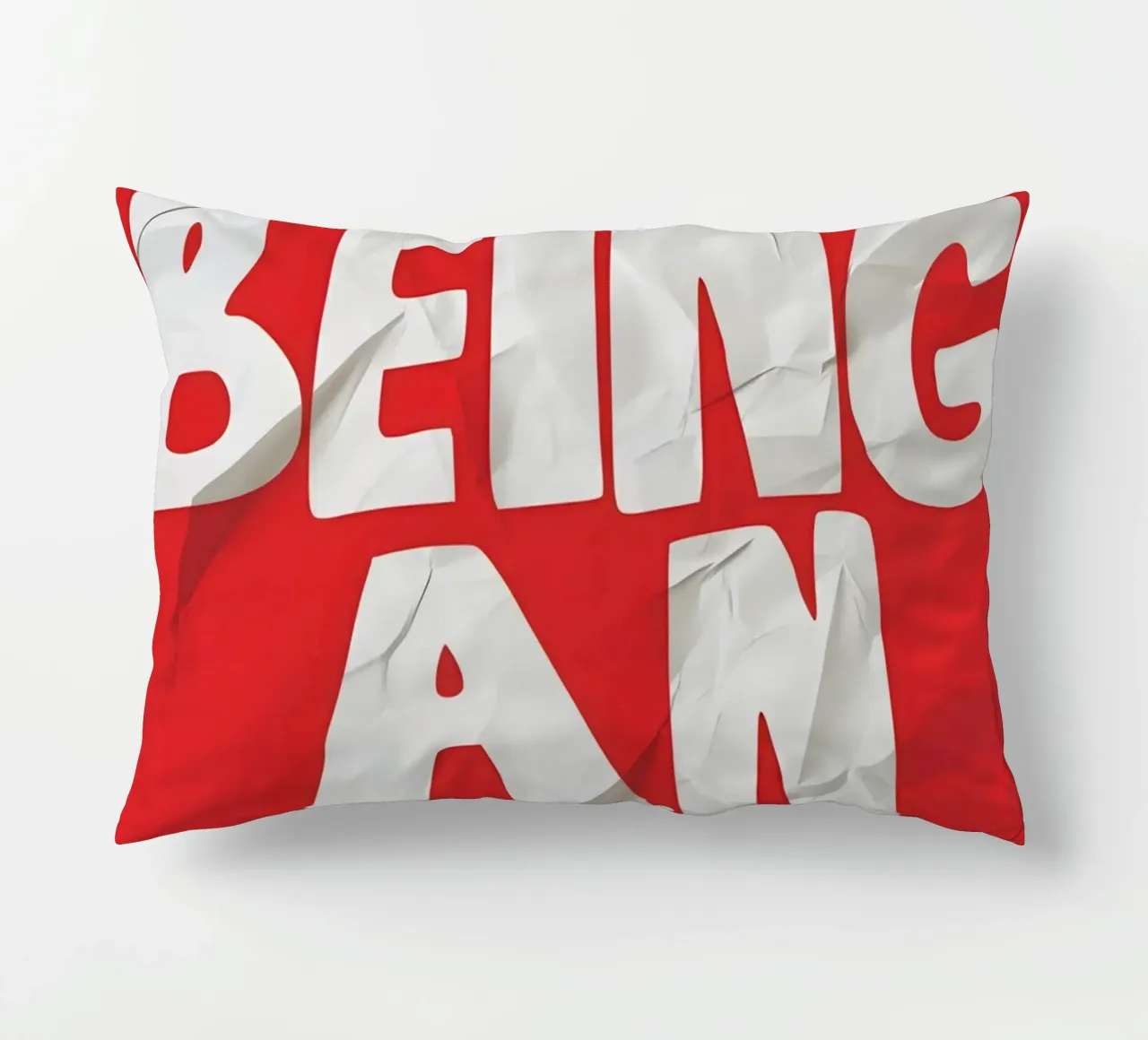 STOP BEING AN IDIOT cuscino da Type & Tape