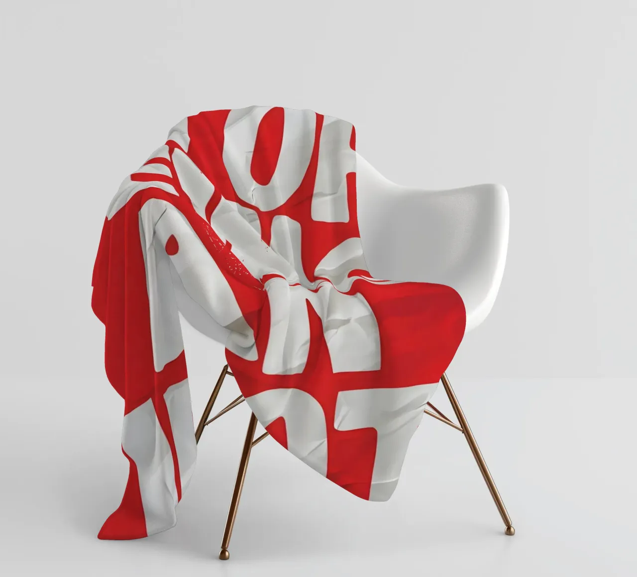 STOP BEING AN IDIOT coperta in pile da Type & Tape