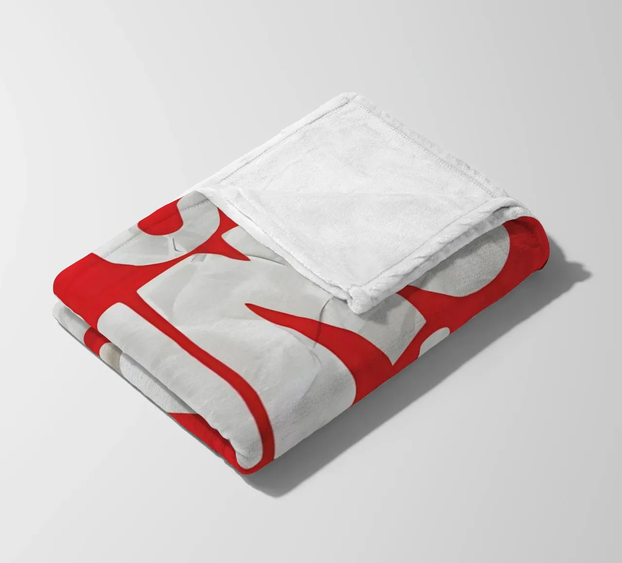 STOP BEING AN IDIOT coperta in pile da Type & Tape