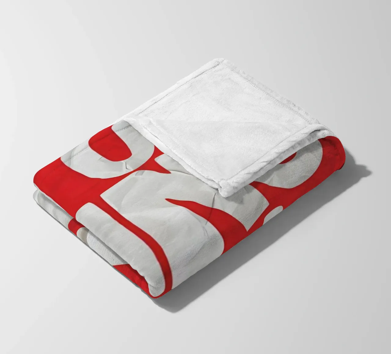 STOP BEING AN IDIOT coperta in pile da Type & Tape