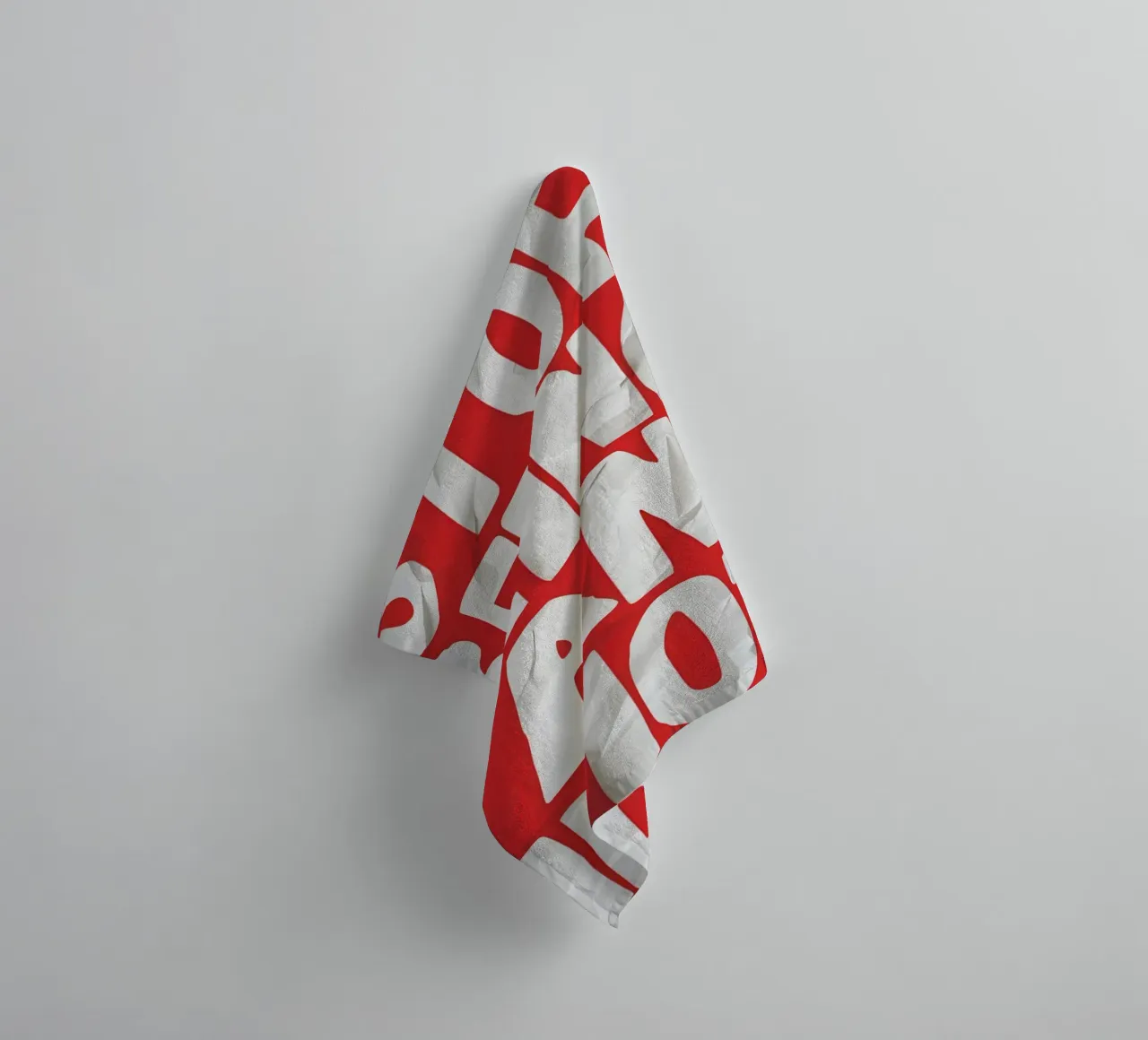 STOP BEING AN IDIOT asciugamano da bagno da Type & Tape