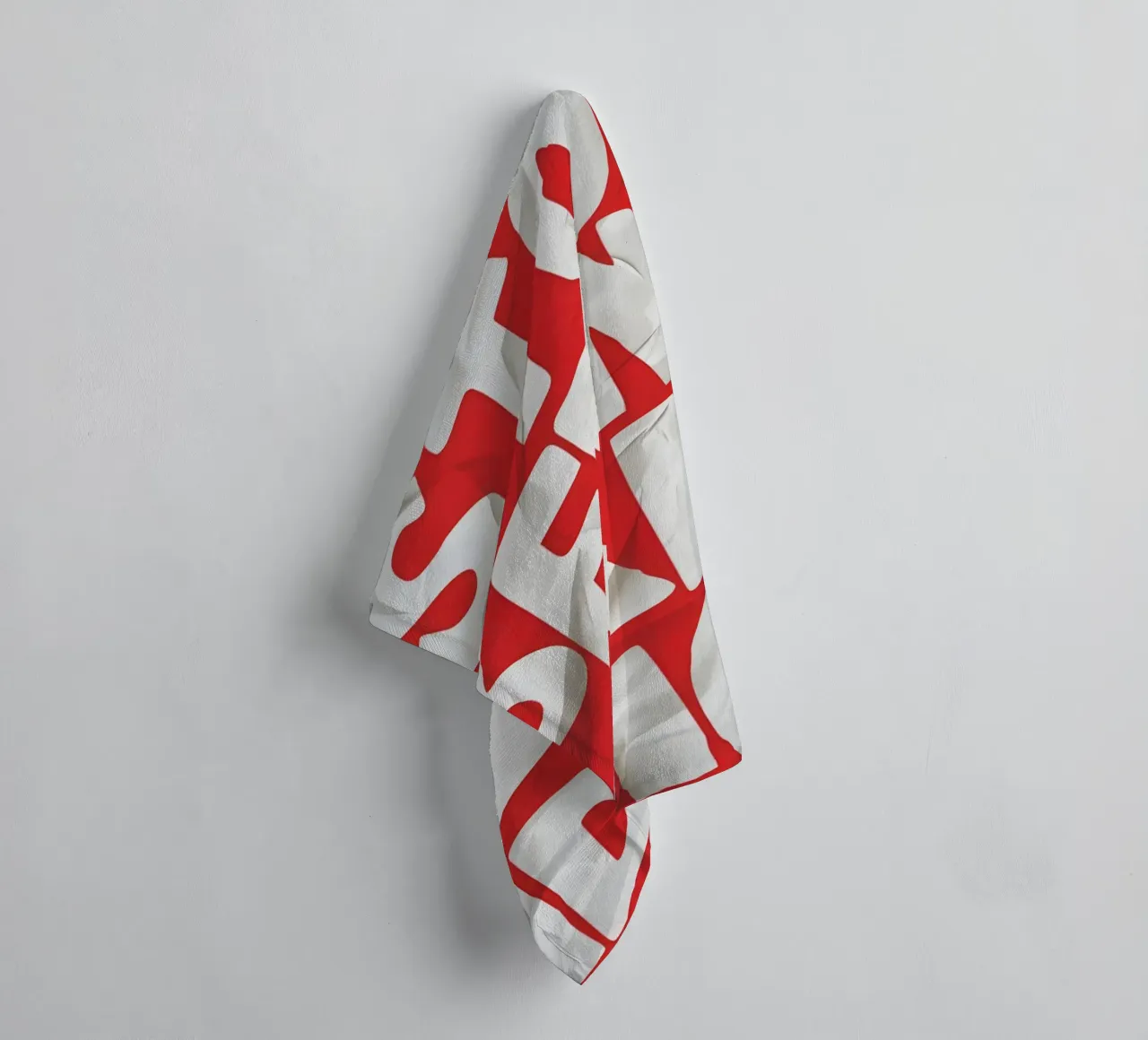 STOP BEING AN IDIOT asciugamano da bagno da Type & Tape