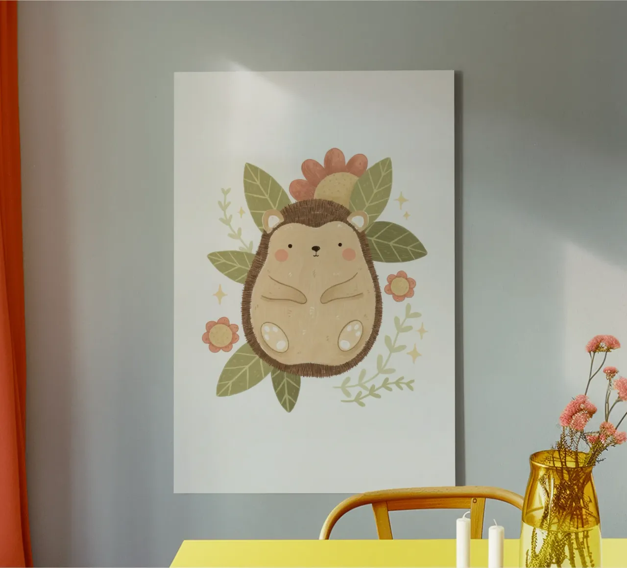 Anna Lunak - Egelsoog canvas met Baklijst van muench benjamin