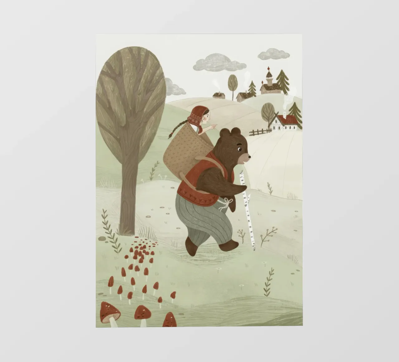 Anna Lunak - Mascha e l'orso pellicola backlit da muench benjamin