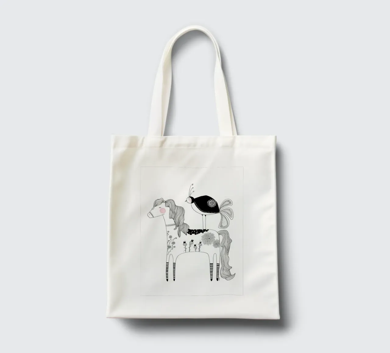 Bianca Peters - The dotted Horse borsa in juta da muench benjamin