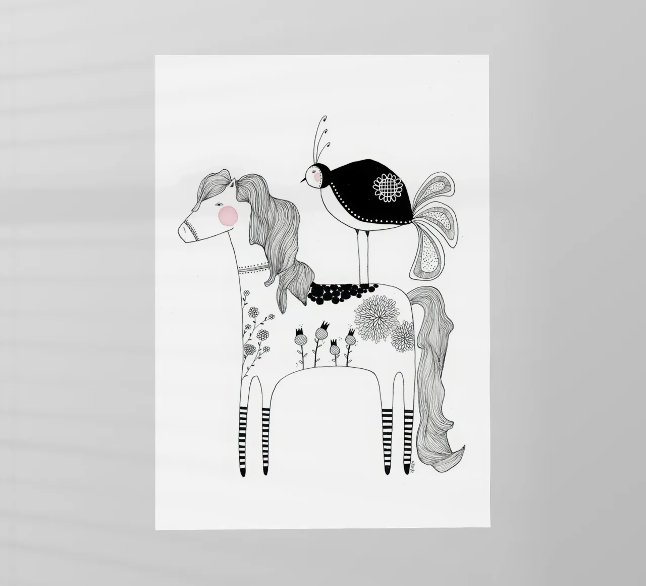 Bianca Peters - The dotted Horse pellicola backlit da muench benjamin