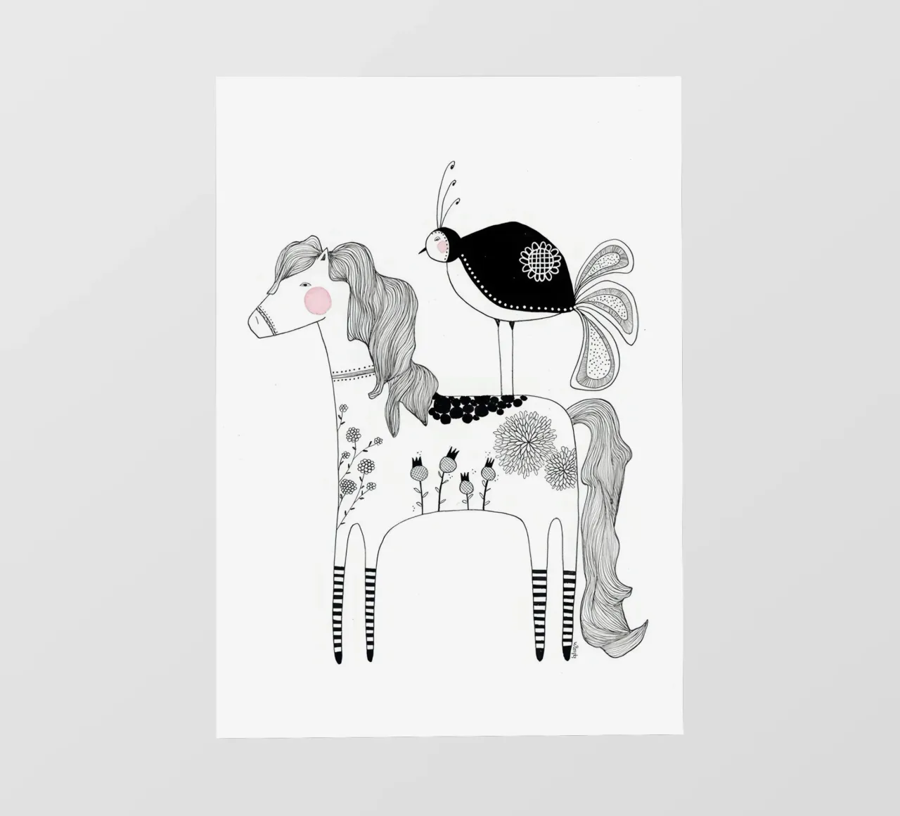 Bianca Peters - The dotted Horse pellicola backlit da muench benjamin