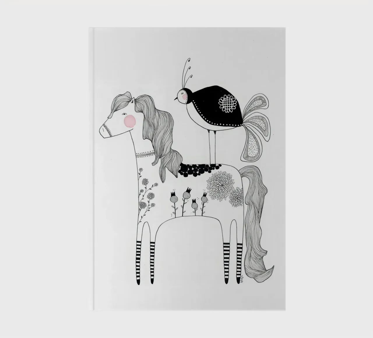 Bianca Peters - The dotted horse notebook by muench benjamin