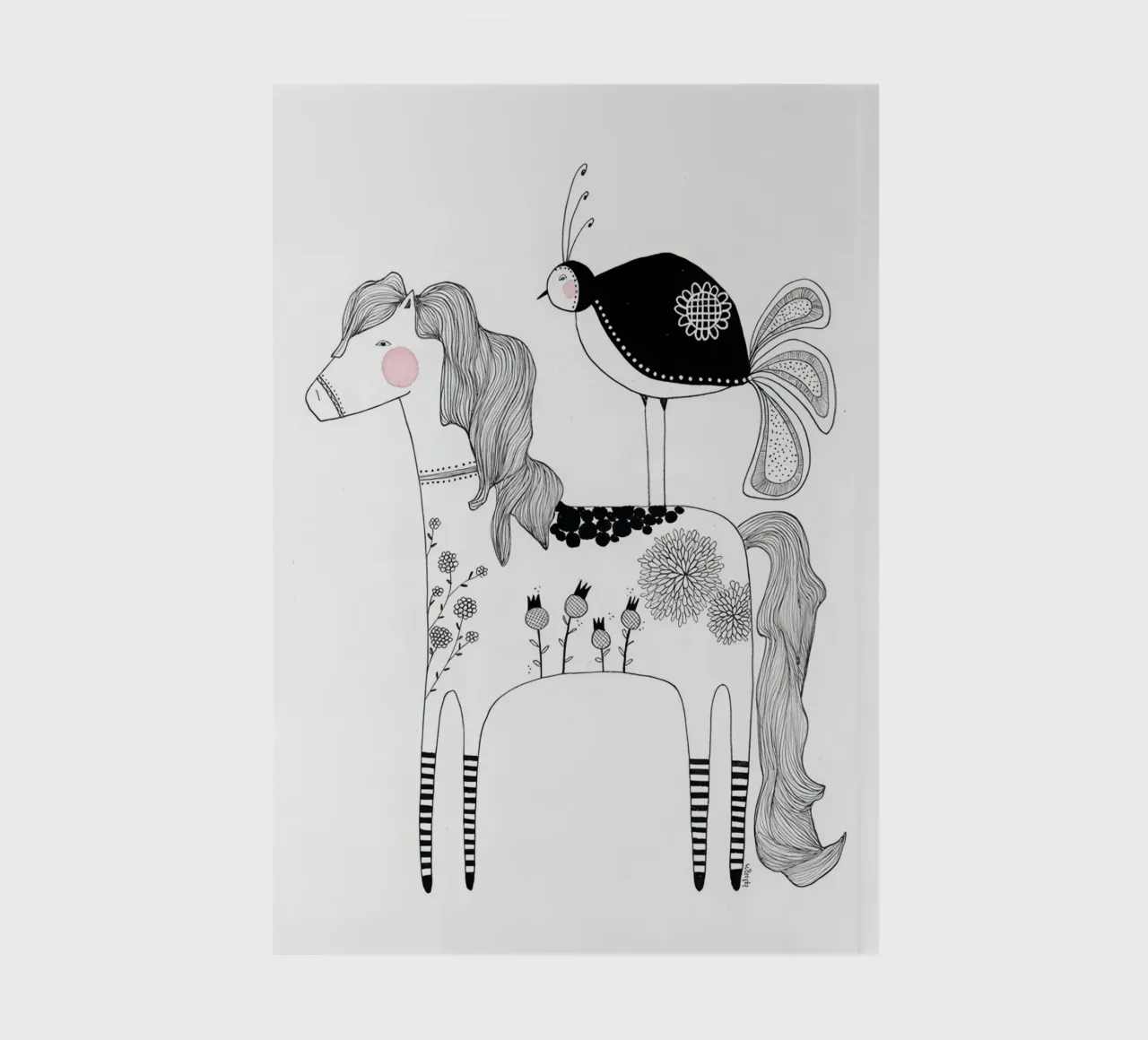 Bianca Peters - The dotted horse notebook by muench benjamin